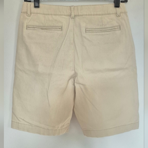 U.S. Polo Assn. Cream Flat Front Casual Shorts - Picture 4 of 9